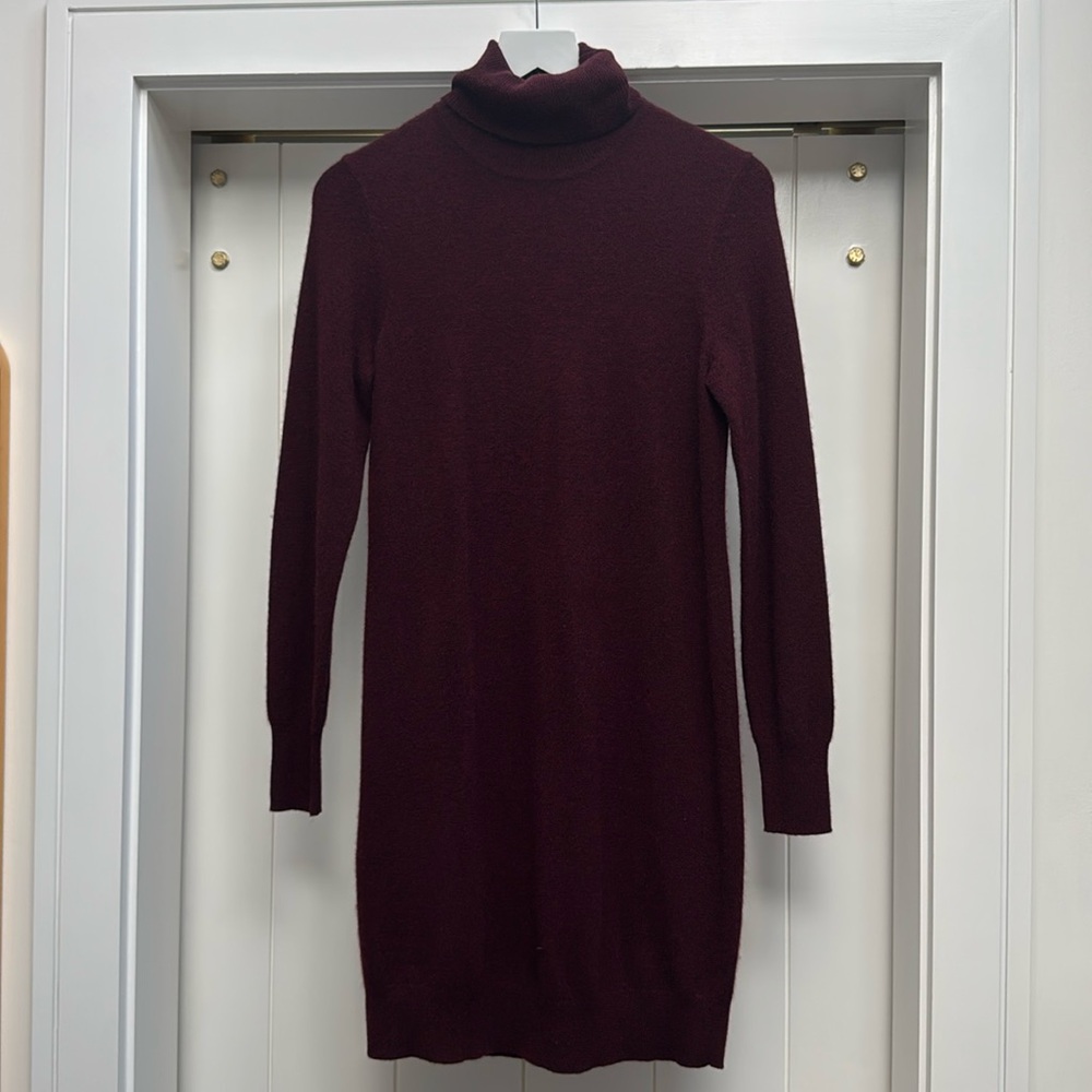 Bloomingdale’s Cashmere Turtleneck Sweater Dress